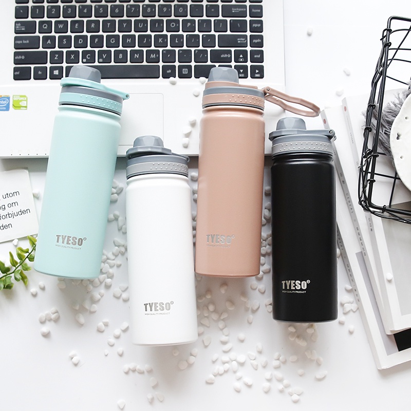 Bình giữ nhiệt tyeso 530/750ml Bình chân không bằng thép không gỉ Bình Nước Cách Nhiệt Cốc du lịch cho trẻ em cốc cà phê termica flash12 _ VN