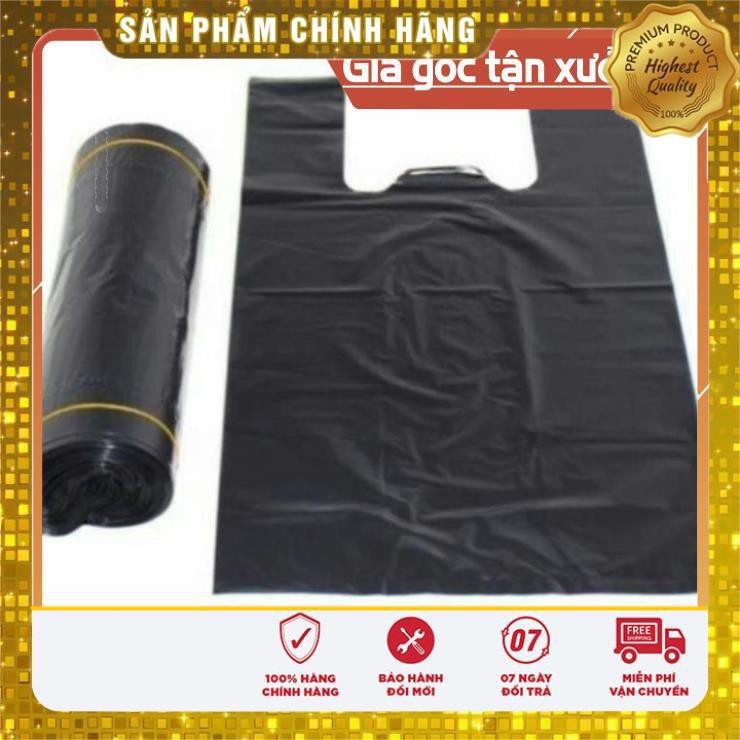 [TRÙM SỈ] [1kg] Túi nilong đen hai quai Đen nhám , bọc xốp , đóng hàng , đựng rác , phụ kiện du lịch