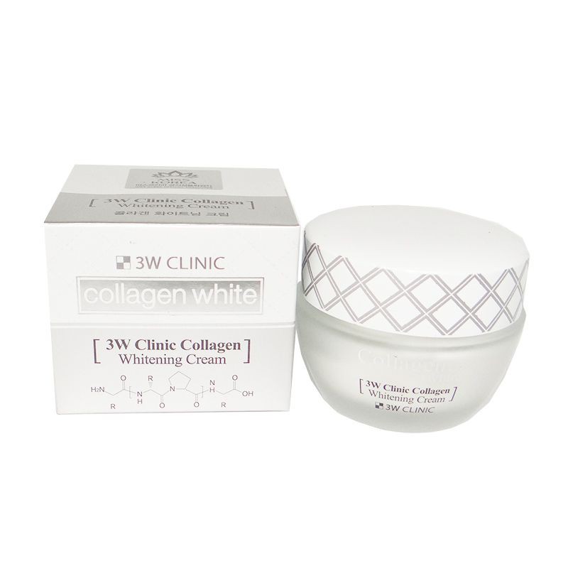 [Chính hãng] Kem dưỡng trắng da tinh chất Collagen 3W Clinic Collagen Whitening Cream 60ml