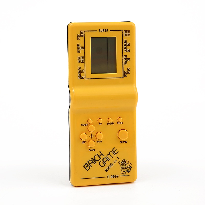 Máy chơi game xếp hình Tetris cầm tay màn hình LCD cổ điển tùy chọn màu sắc