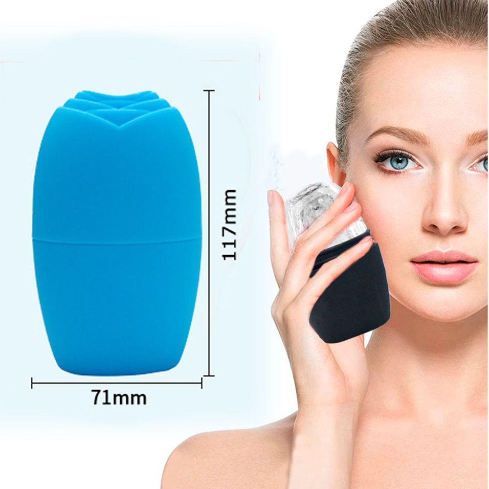 MAURICE Ice Face Roller Reusable Freezable Facial Icing Tool Skin Care Tool Lifting Contour Cooling Face Contour Globes Women Gifts Silicone Ice Cube Mold