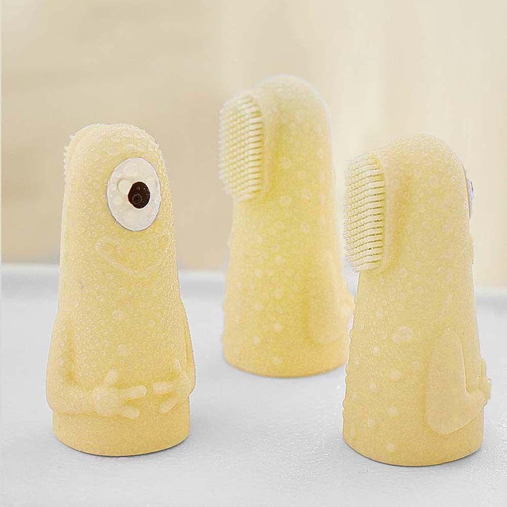 Bàn Chải Silicone Đeo Ngón Tay Chăm Sóc Răng Miệng Cho Bé Sơ Sinh