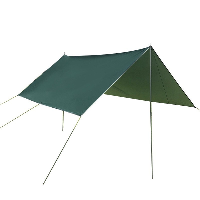 Tấm bạt 3x3m tăng mái che lều cắm trại dã ngoại chống nước có combo cây chống kèm dây với túi đựng - Tăng lều