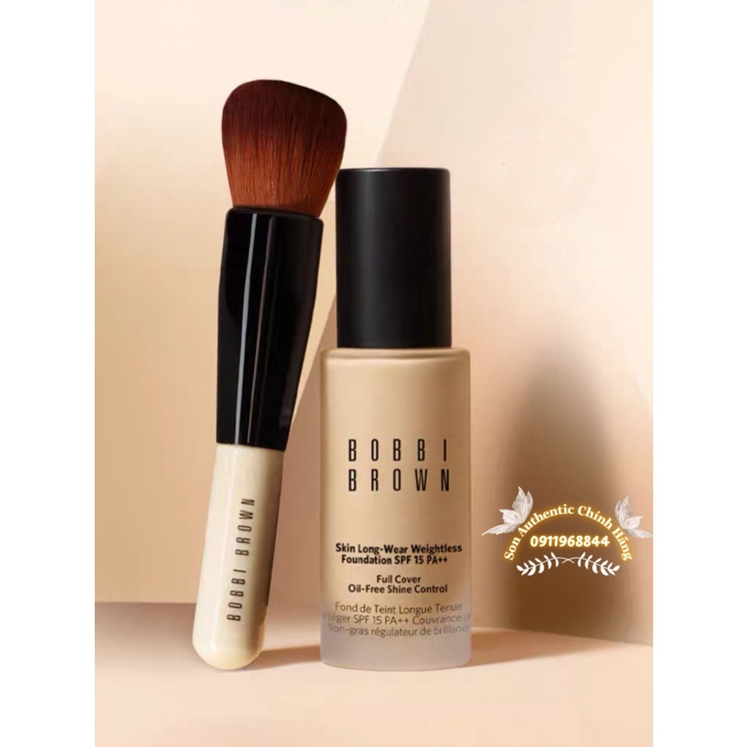 Kem nền Bobbi Brown kiềm dầu lâu trôi Bobbi Brown Skin Longwear Weightless Foundation SPF 30ml