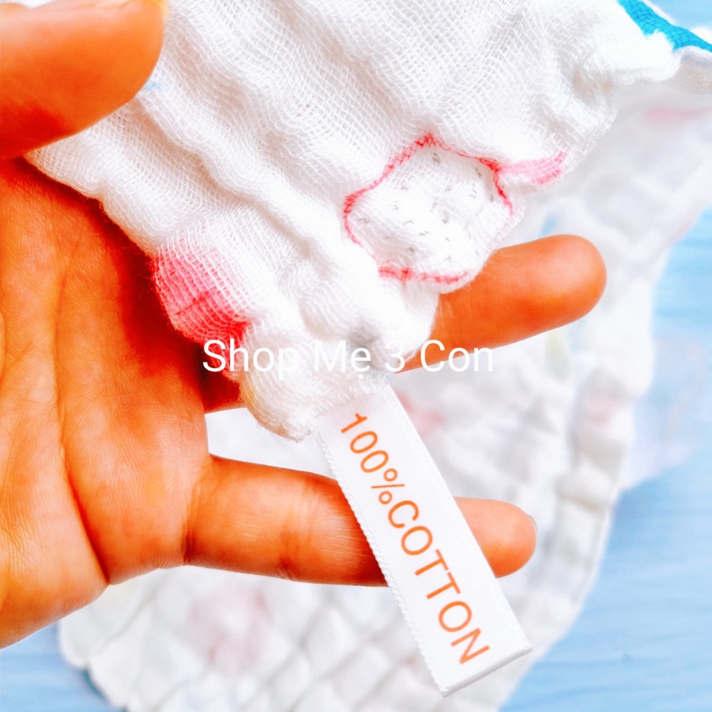 Set 5 Khăn Xô Sữa Organic Baby Bee Cao Cấp