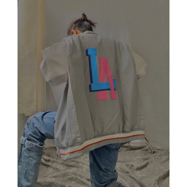 Áo Khoác Bomber Phối Tay Da - Video + Ảnh Thật size L XL XXL ( 45-95Kg )