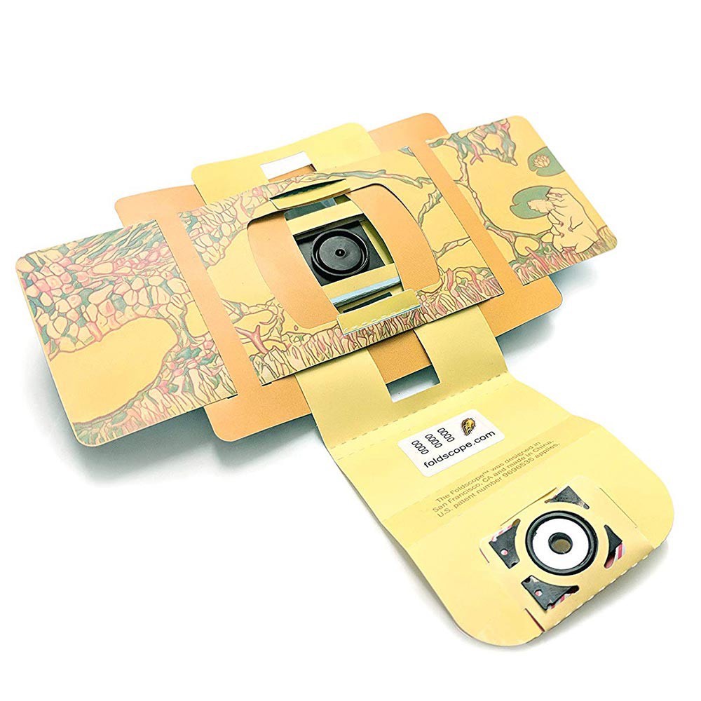 Kính hiển vi bằng giấy Foldscope - khám phá vi thế giới kỳ diệu(không vỏ hộp)