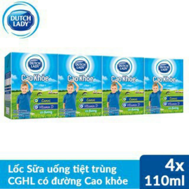 Thùng sữa cô gái hà lan cao khỏe 110ml,48hôp