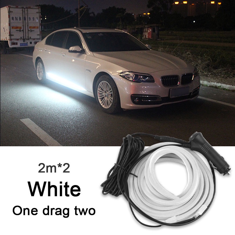 Set 2 dải đèn LED BLALION RGB 12V trang trí cửa xe hơi tiện lợi có hỗ trợ ứng dụng điều khiển tiện lợi