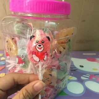 Kẹo dẻo đường hình con gấu,1 hủ/50 cây