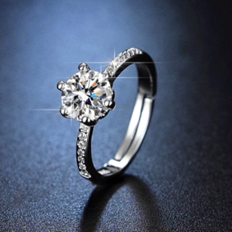Nhẫn Đính Đá Zircon Thời Trang Cho Nữ