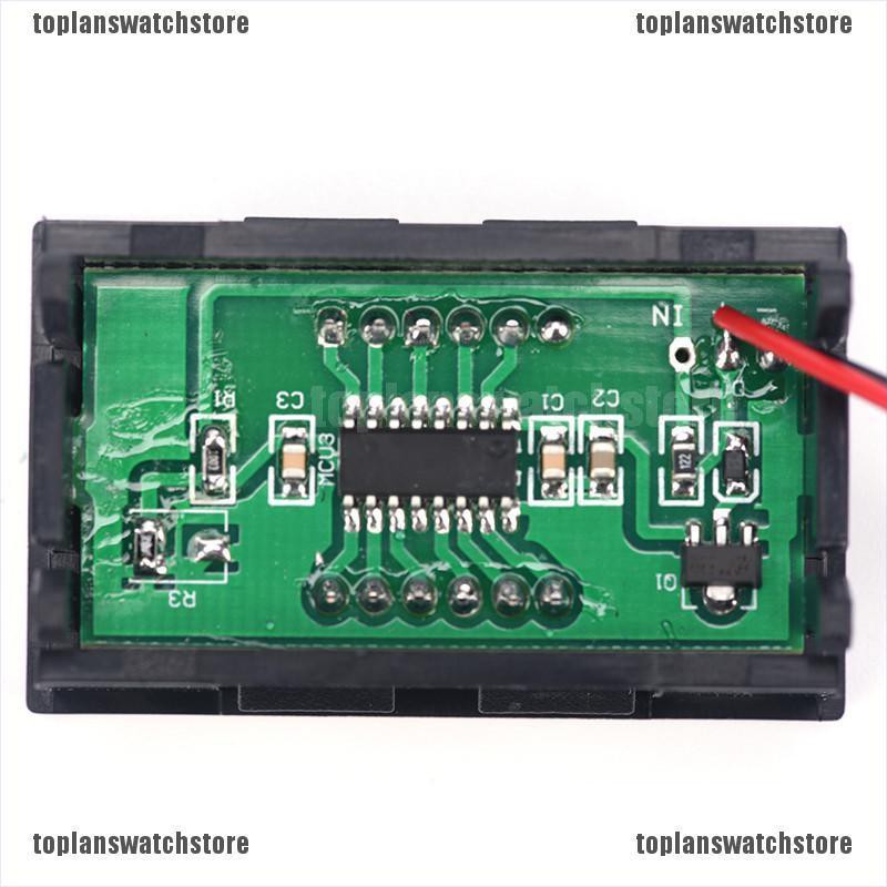 Vôn Kế Điện Tử Mini DC 0-30V Màu Đỏ