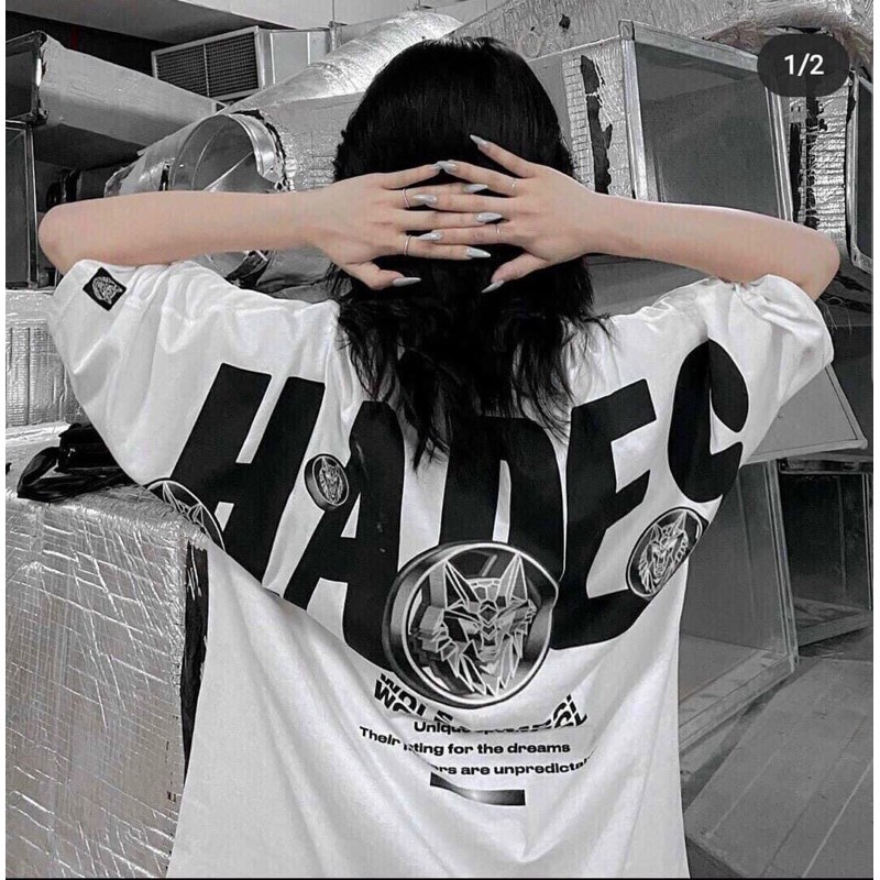 Áo Thun Cotton Unisex form rộng tay lỡ - Phông Sói