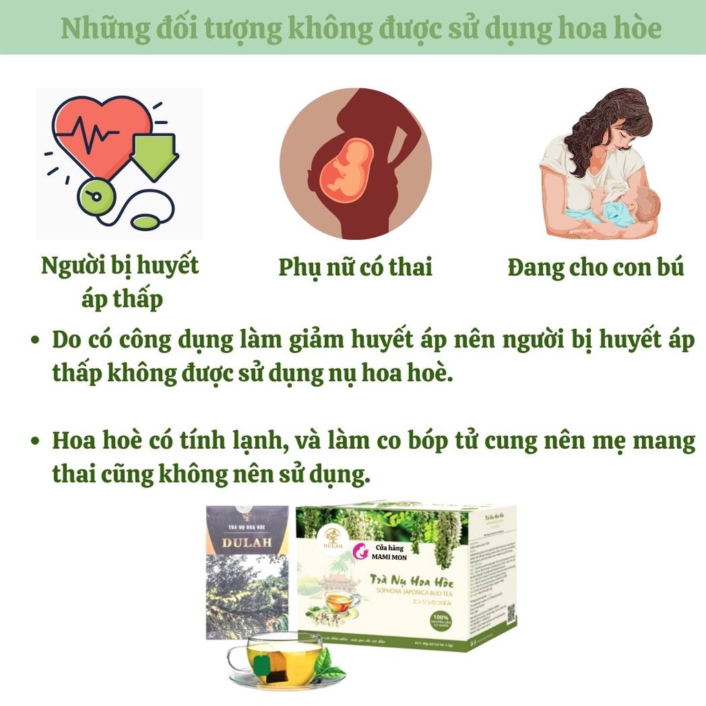 Trà Thảo Mộc Hoa Hoè Thanh Nhiệt Ngủ Ngon Shop Mamimon- Trà Thảo Dược Chè Thanh Nhiệt Chống Đột Quỵ Tai Biến