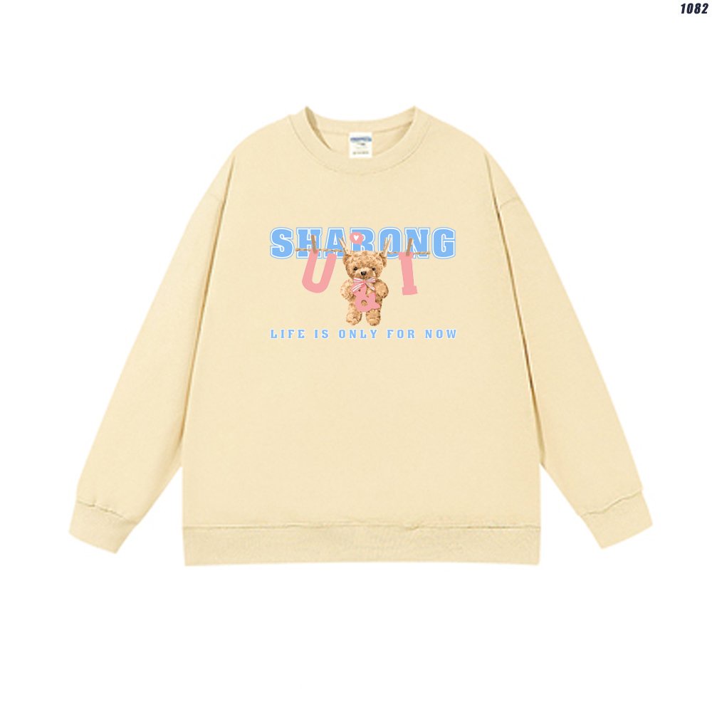 Áo khoác Sweater nỉ bông nam nữ unisex Gấu UI 1082 HY KOREA