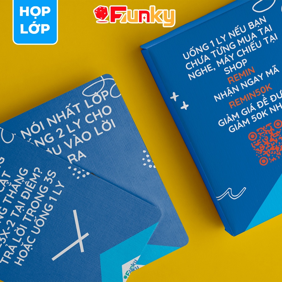 Bộ Bài Họp lớp 7Funky môn "Toán học" - Drinking Game Trên Bàn Nhậu Vui Quên Lối Về