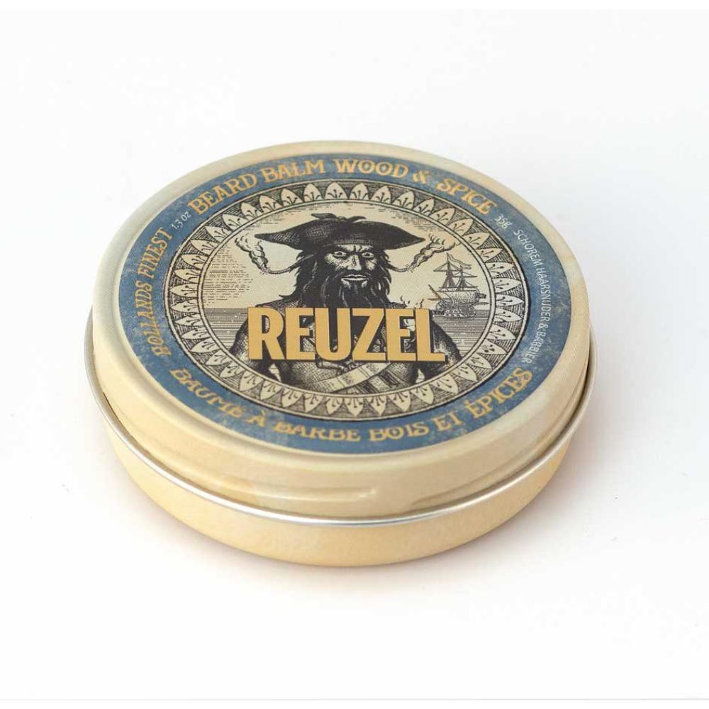 🥜Reuzel - USA🍵 Kem dưỡng và tạo kiểu râu Reuzel Beard Balm ( Wood & Spice ) 35g