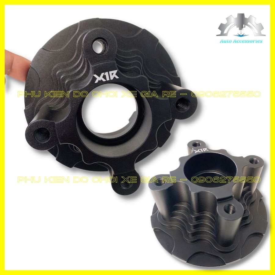 CÙI DĨA CNC X1R 4 lỗ Exciter (Ex135) MÀU ĐEN - CNC sắc xảo, công nghệ tĩnh điện không bay màu, không bung tróc