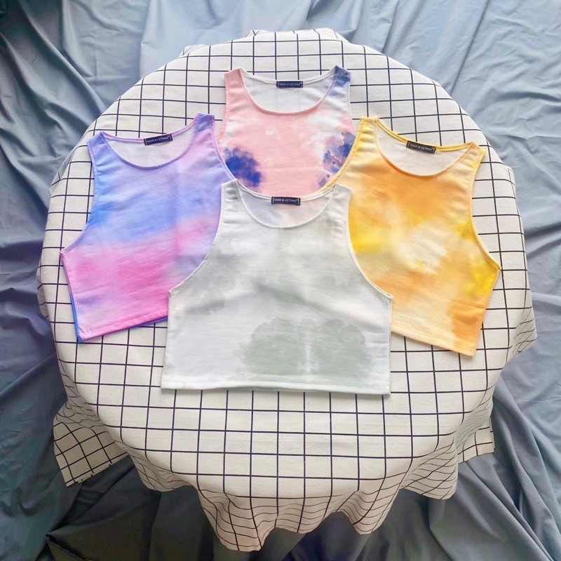 Áo CropTop Loang 3D Ảnh Thật