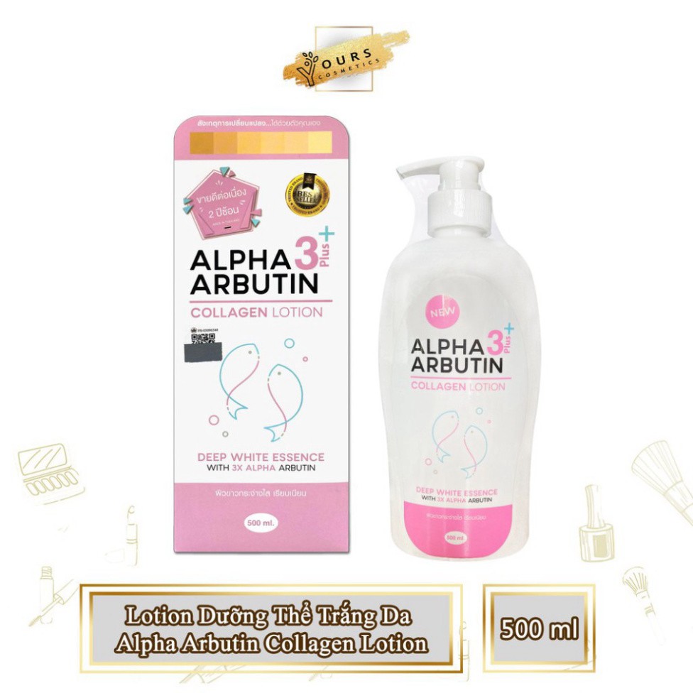 [Auth Thái] Lotion Dưỡng Thể Trắng Da Alpha Arbutin Dưỡng Trắng Da 500ml R94