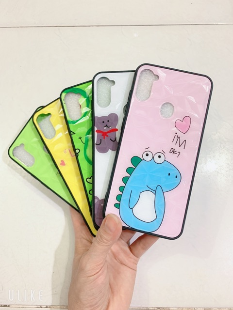 Ốp sam sung M11 Vân đá kim cương