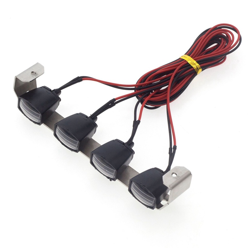 Thanh Đèn LED Gắn Nóc Xe Điều Khiển Từ Xa Axial SCX10 90046 Traxxas TRX4 D90 Tỉ Lệ 1 / 10