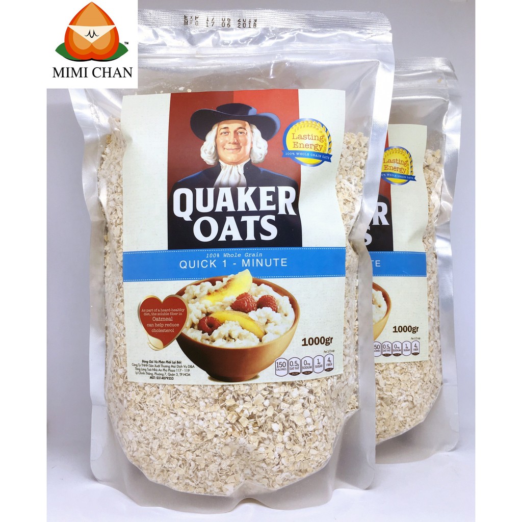 2kg Yến Mạch Cán Vỡ Quaker Oats Mỹ Nguyên chất