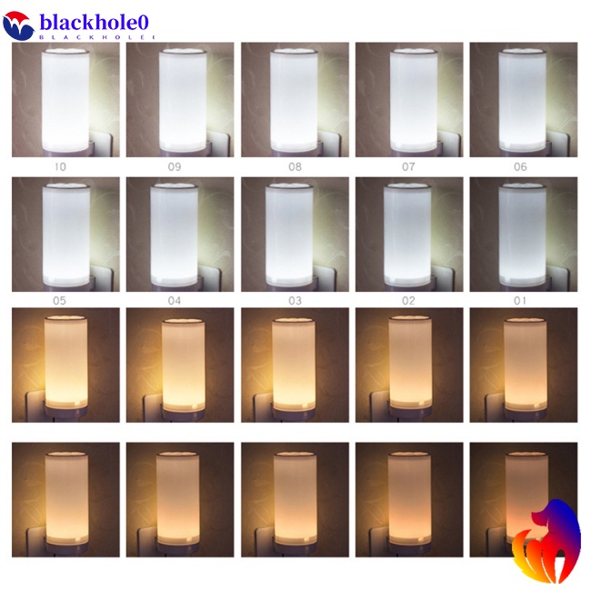 Đèn ngủ LED không dây 10 cấp độ 3 màu 220V điều khiển từ xa tiện dụng cho bé