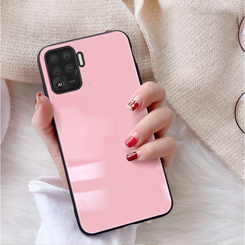 Ốp Lưng OPPO A94 Mặt kính gương sáng bóng cao cấp