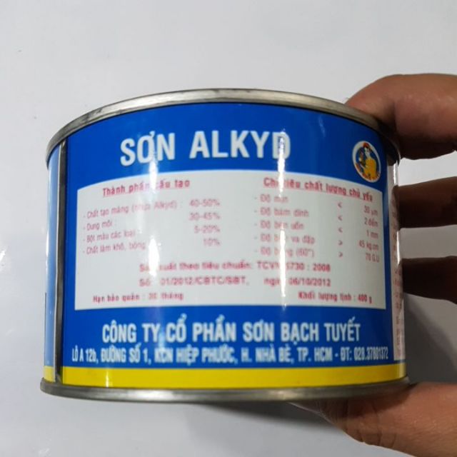 Sơn Dầu Bạch Tuyết Nhiều Màu - 400g, 800g