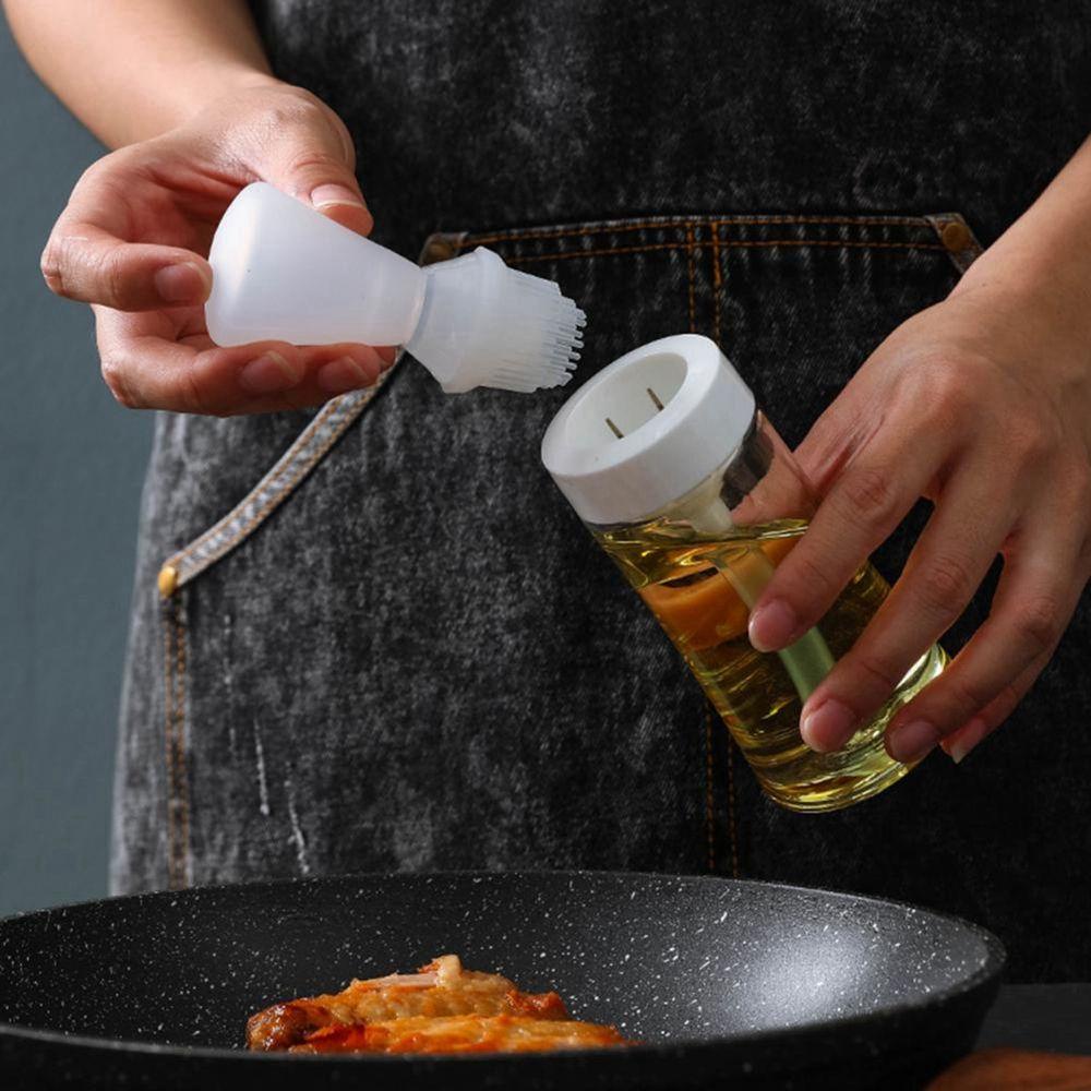 Bình Đựng Dầu Có Cọ Phết 200Ml Tiện Dụng Cho Nhà Bếp