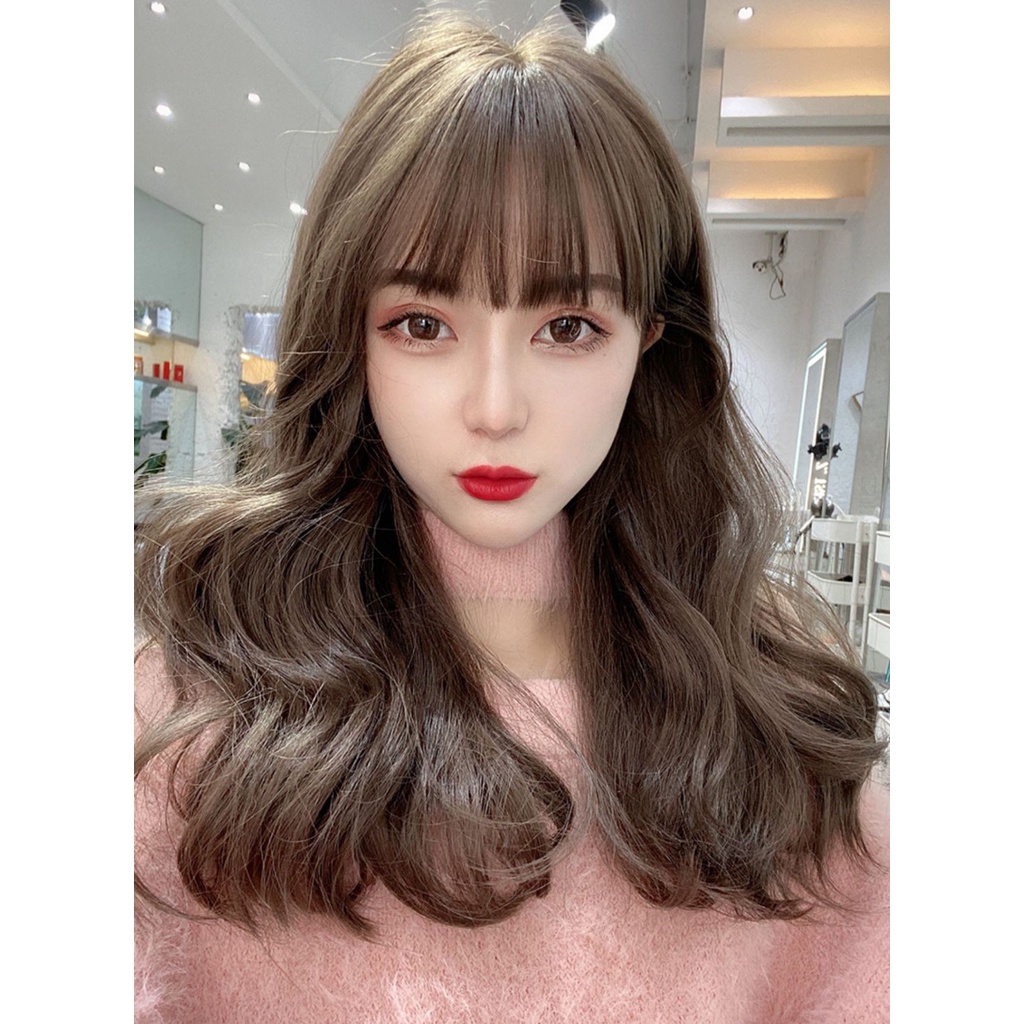 Tóc giả nguyên đầu ❤️KOTY BEAUTY❤️ tóc giả nữ cả đầu xoăn lơi TG67