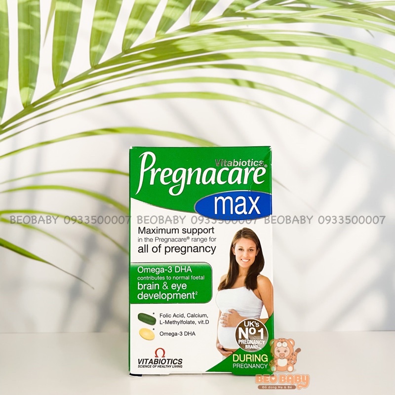 Vitamin bầu Pregnacare Max UK