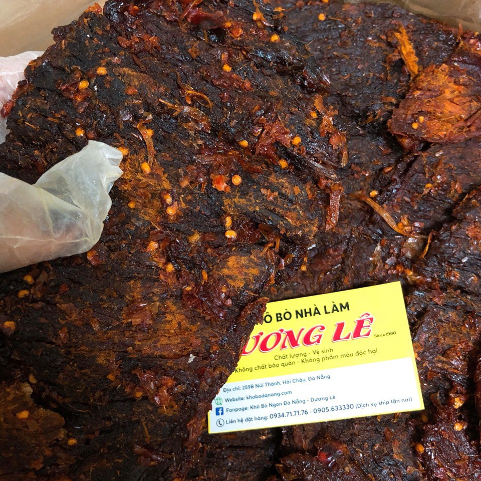 [Mã GROWEEK1 giảm 10% đơn 300K] Bò Khô Miếng Mềm 500gr Đặc Sản Đà Nẵng Nhà Làm Dương Lê | BigBuy360 - bigbuy360.vn