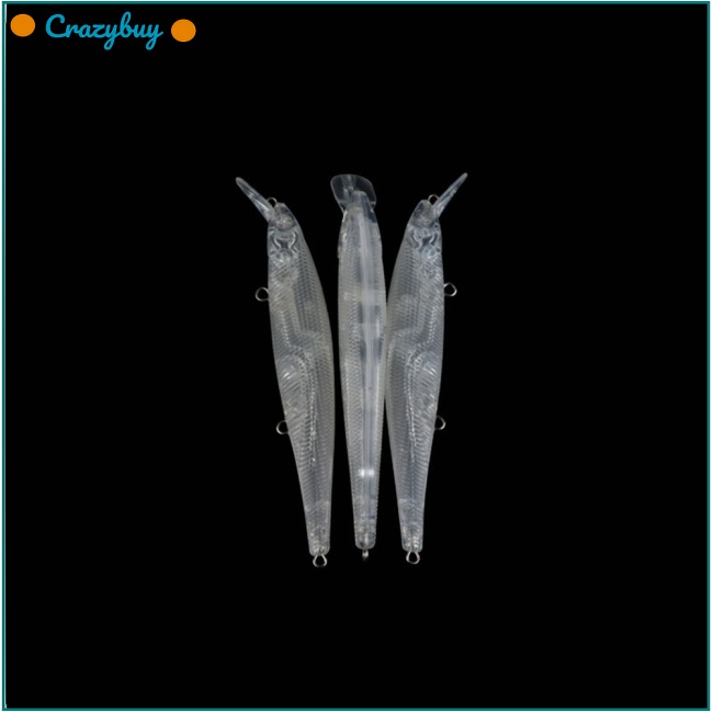 Set 10 Mồi Câu Cá Giả Trong Suốt 10.92cm/7g