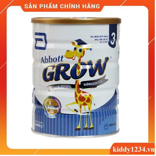 Sữa abbot Grow 3 900g (date 2022)