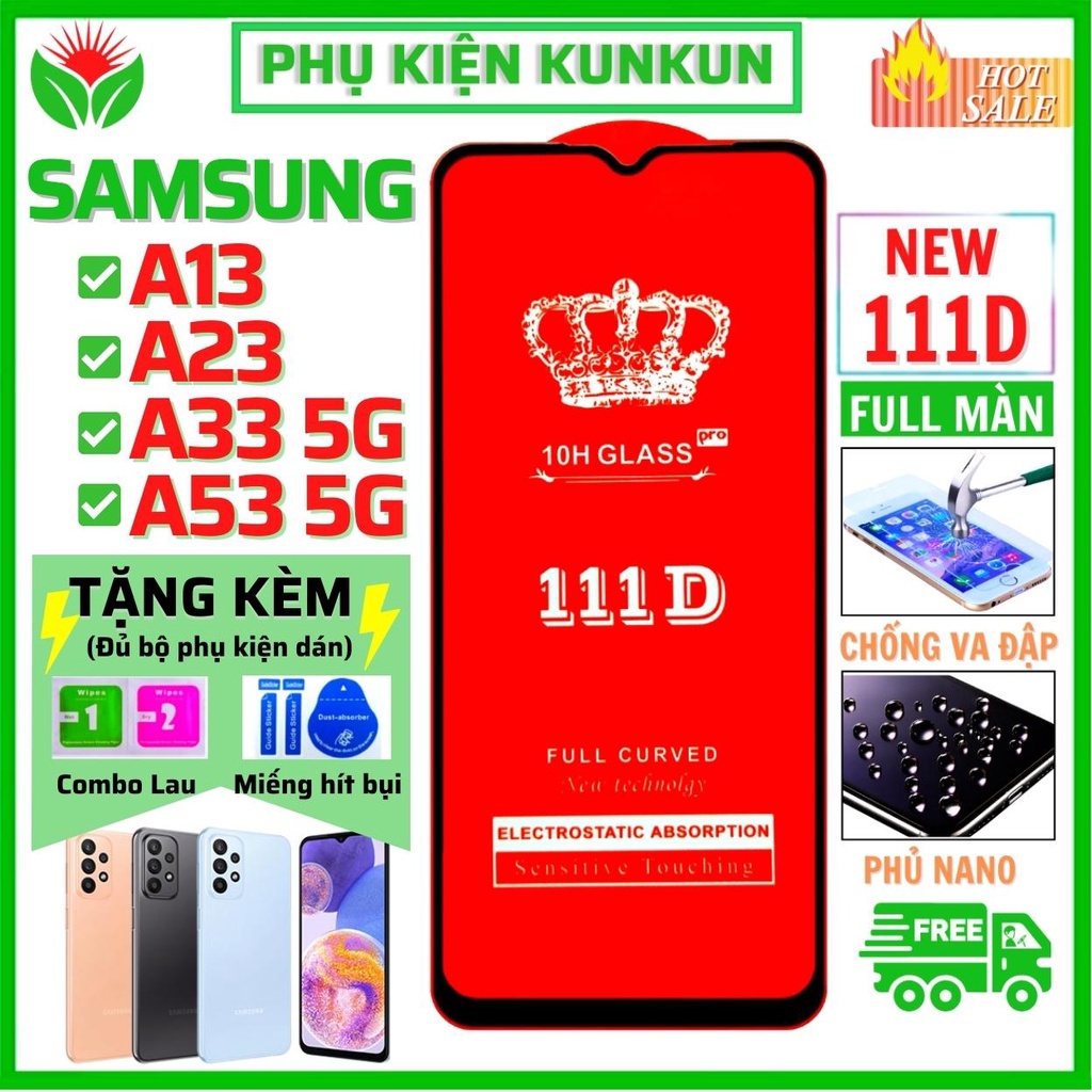 Kính cường lực SamSung A13 A23 A33 A53 5G - Miếng dán Full màn hình NEOMO - Độ trong suốt cực cao cho điện thoại.