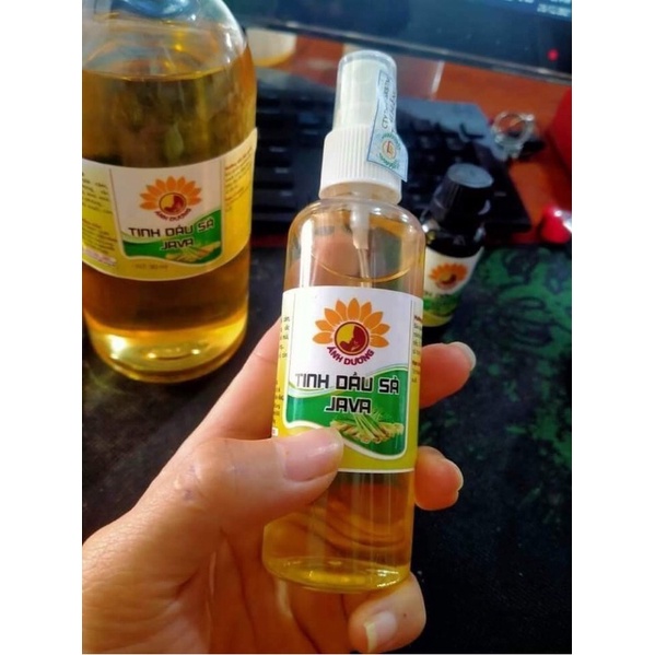 Tinh dầu sả Java dạng xịt (100 ml - chiết xuất 100% sả thiên nhiên)