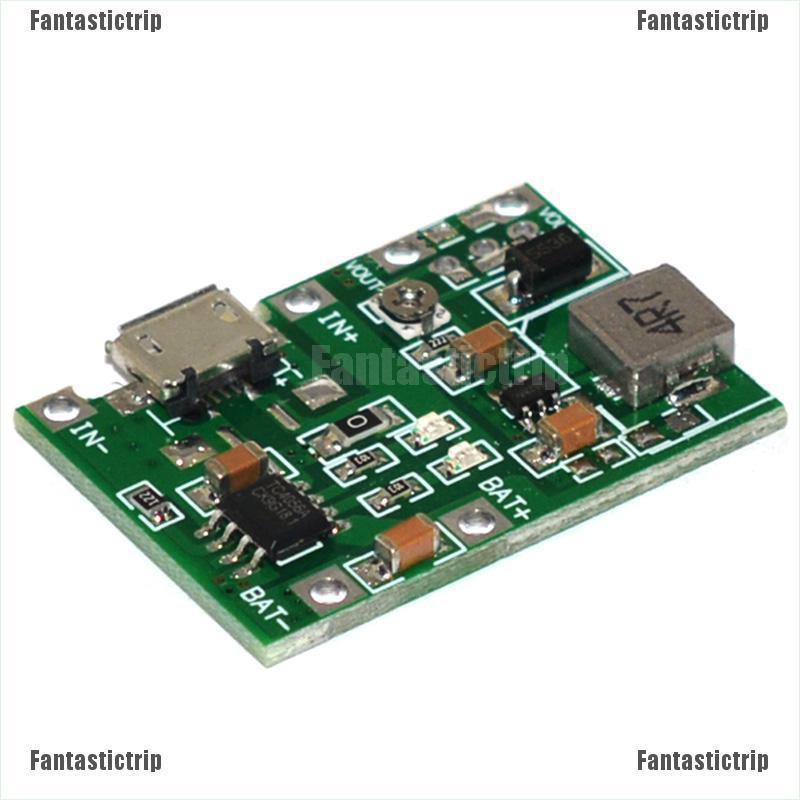 Module sạc pin Lithium 3.7V cổng USB tăng áp 4.2V lên 5V 9V 12V 24V