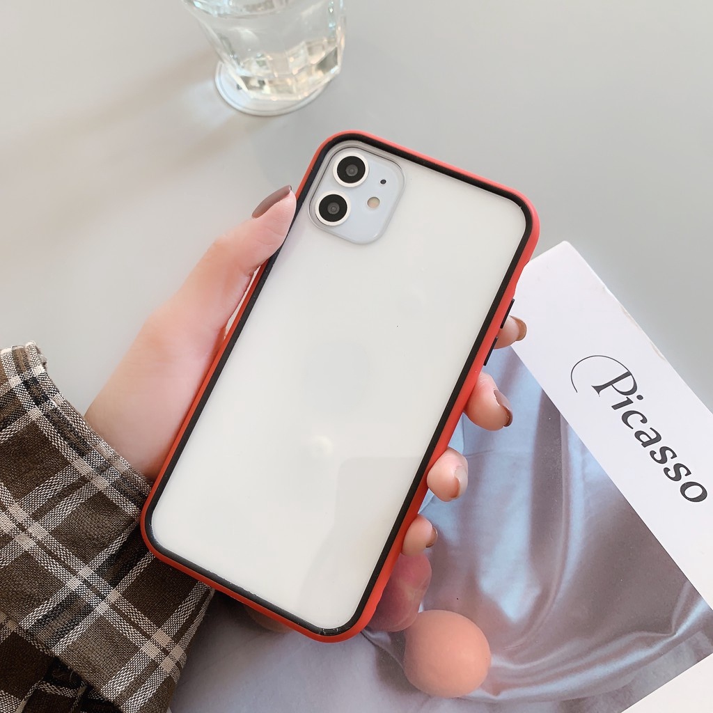 Ốp điện thoại mềm màu trơn thích hợp cho Iphone 11 Pro Max/ 6/ 6s/ 7/ 8plus/ X/ Xs Max/ Xr