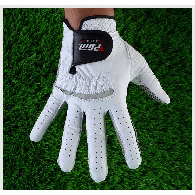 Găng Tay Đánh Golf Da Cừu Mềm Mại Thoáng Khí Chống Trượt Cho Nam
