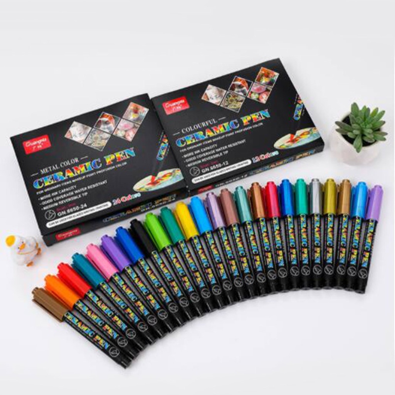 Bộ Bút Đánh Dấu Gốm Sứ Vĩnh Viễn Dành Cho Vẽ Trên Gốm