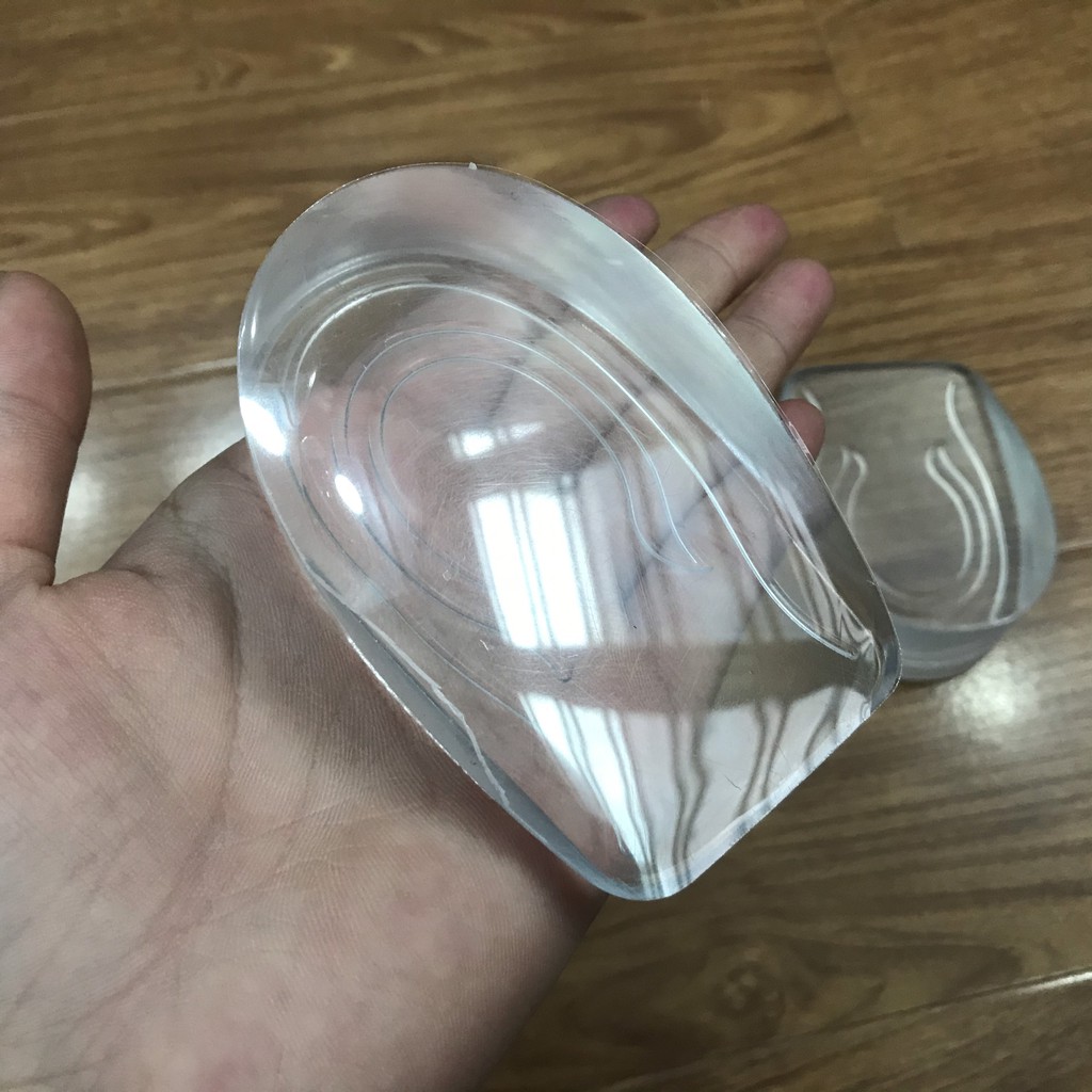 Đôi Lót giày tăng chiều cao silicon 3cm đúc nguyên khối siêu êm ái, giày đế cao, giày độn gót