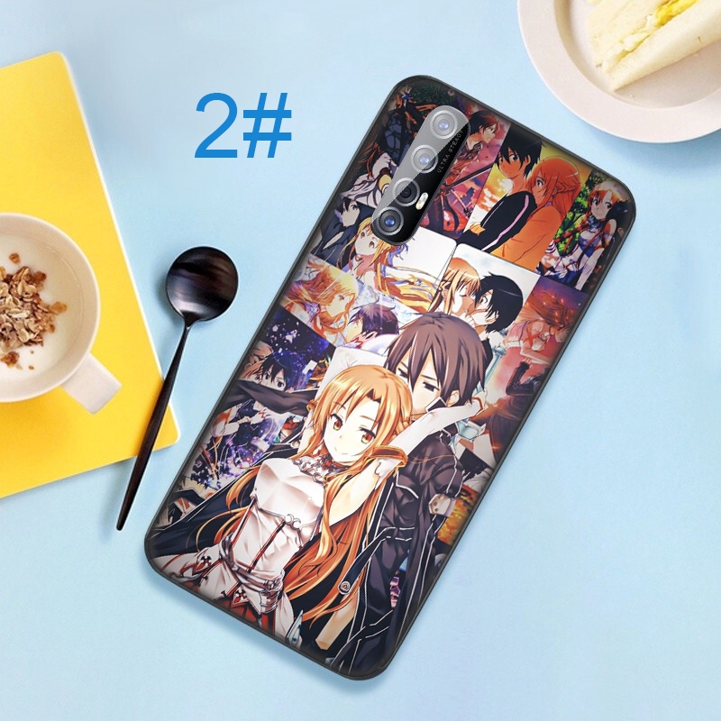 Ốp Lưng Mềm In Hình Sword Art Online Cho Oppo Realme 2 A5 3 5 Q Pro X Xt X2 X50 K5 Md72