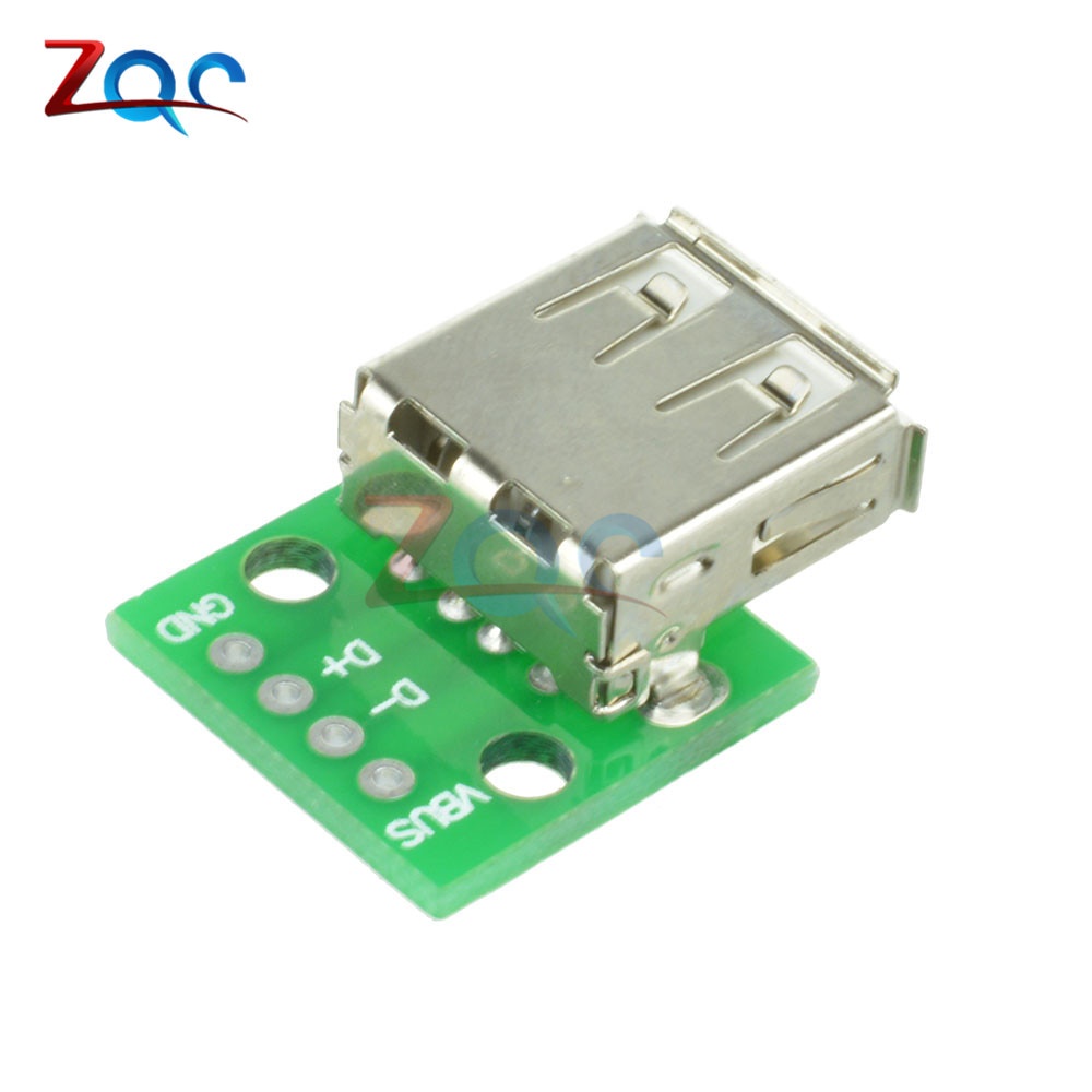 Set 10 Bảng Mạch Chuyển Đổi Usb Type A Cái Sang Dip 2.54mm Pcb