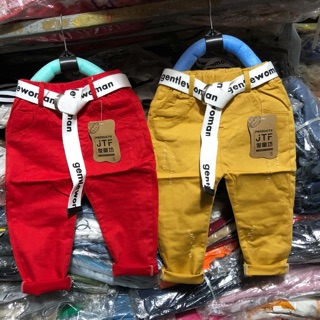 Quần kaki bé trai wax rách