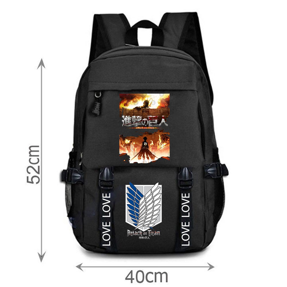 Mẫu balo in hình Attack on Titan độc đẹp giá rẻ -Limited! độc đẹp giá rẻ