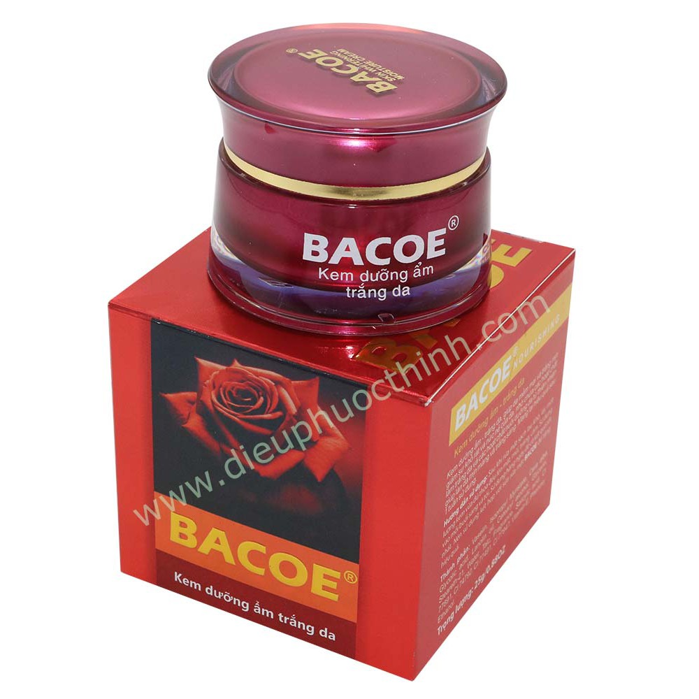 BACOE KEM DƯỠNG ẨM TRẮNG DA 25gr
