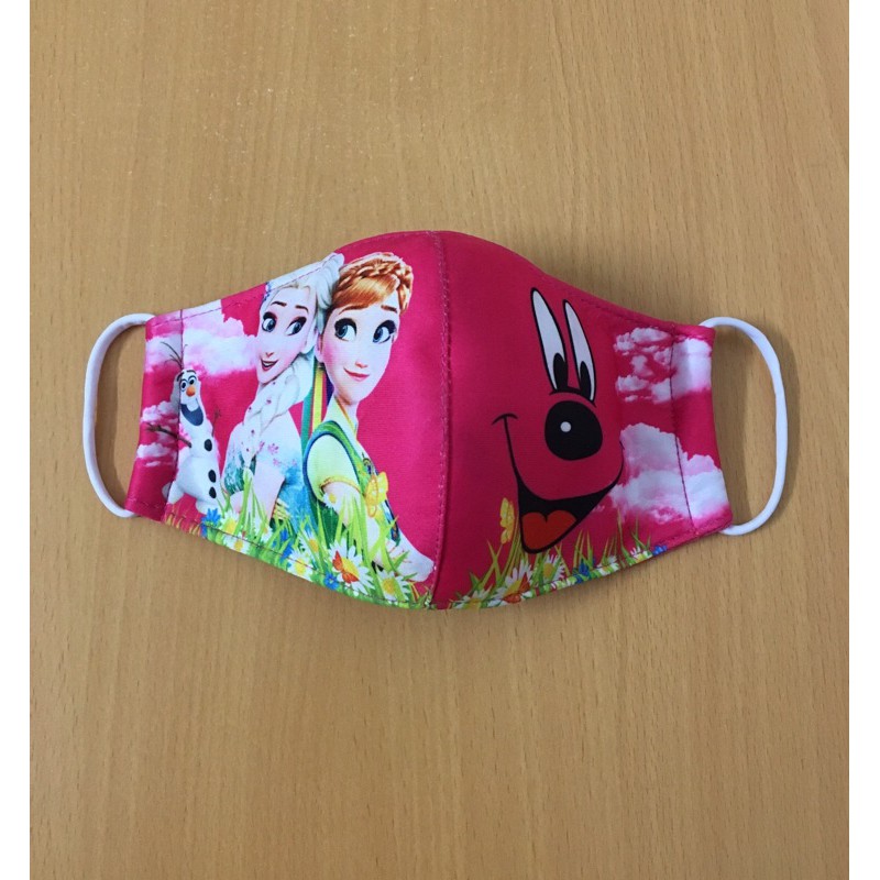 Combo 2 khẩu trang vải elsa dành cho bé gái | BigBuy360 - bigbuy360.vn