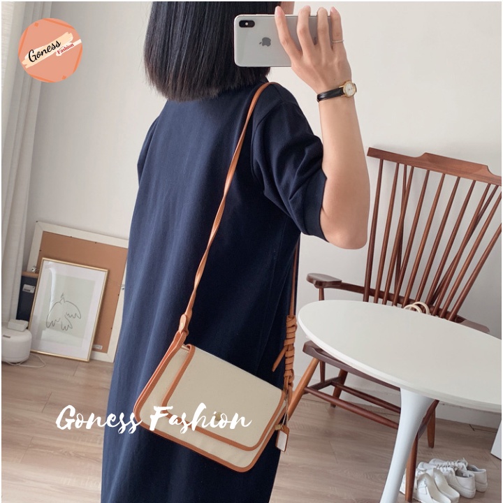 Đầm thun polo nữ Goness váy suông dáng thể thao màu xanh than chất cotton cao cấp mềm mịn co giãn thông thoáng bền đẹp